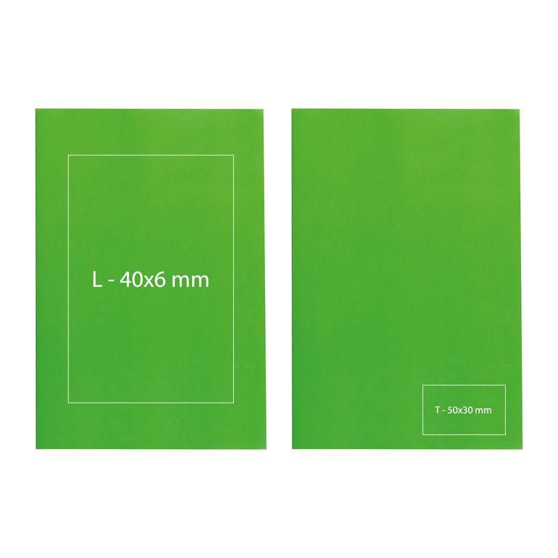 Caiet A5 cu pătrățele Verde