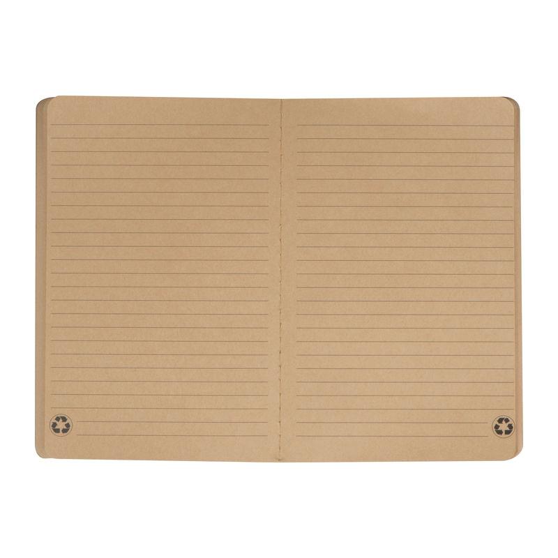 Caiet A5 din hârtie reciclată Beige