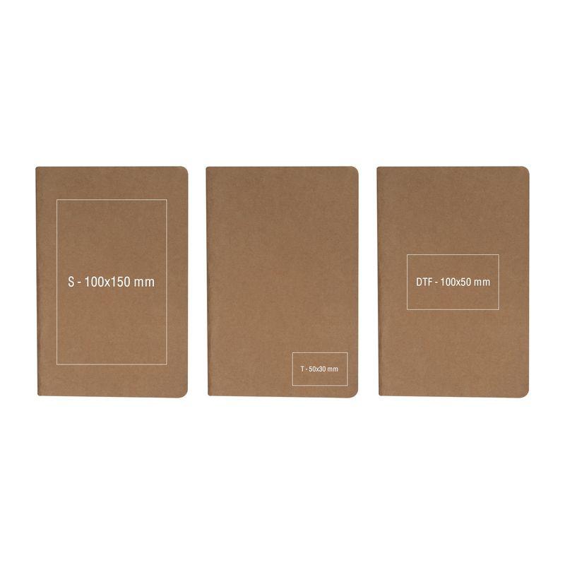 Caiet A5 din hârtie reciclată Beige