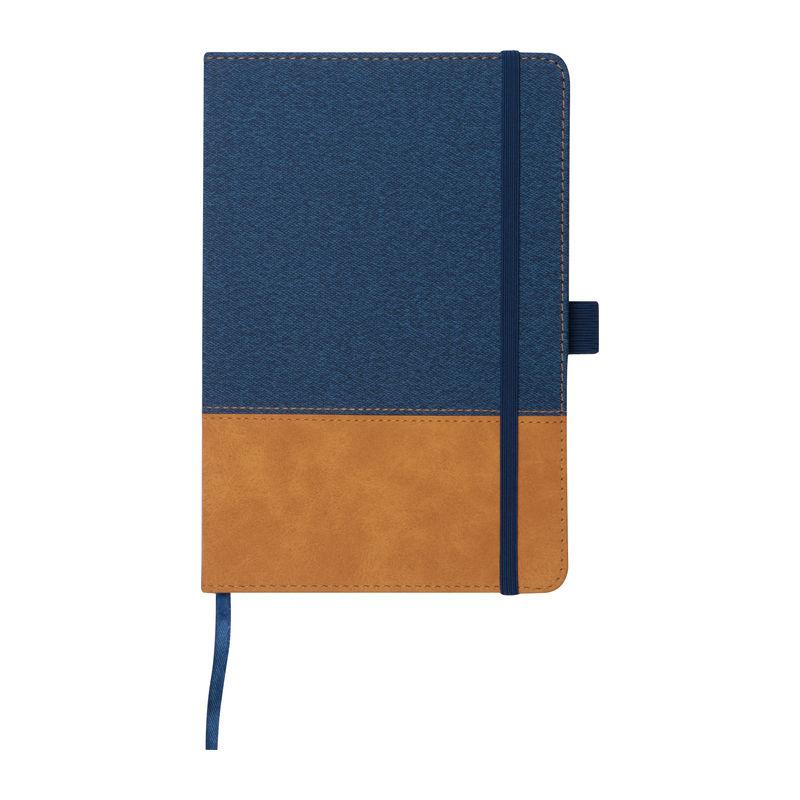 Caiet A5 de notițe din PU Albastru închis