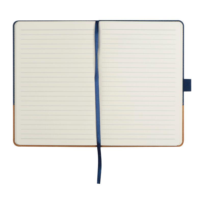 Caiet A5 de notițe din PU Albastru închis