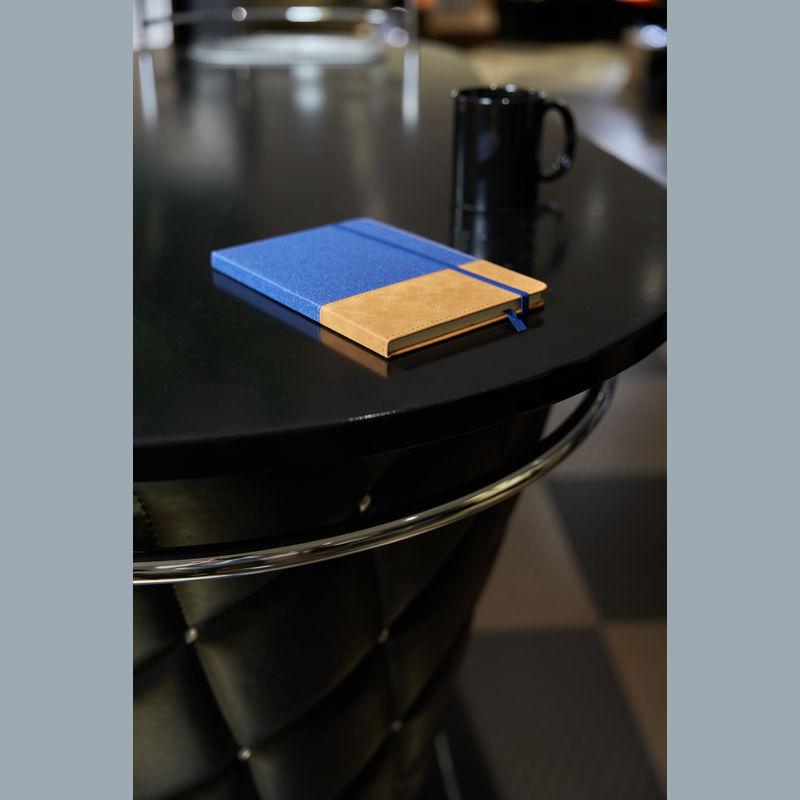 Caiet A5 de notițe din PU Albastru închis