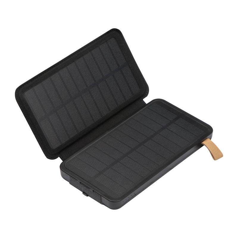 Powerbank solar de 8000mAh Negru