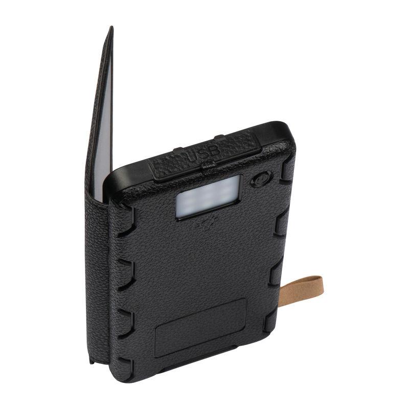 Powerbank solar de 8000mAh Negru
