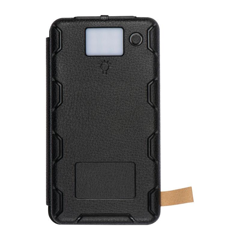 Powerbank solar de 8000mAh Negru