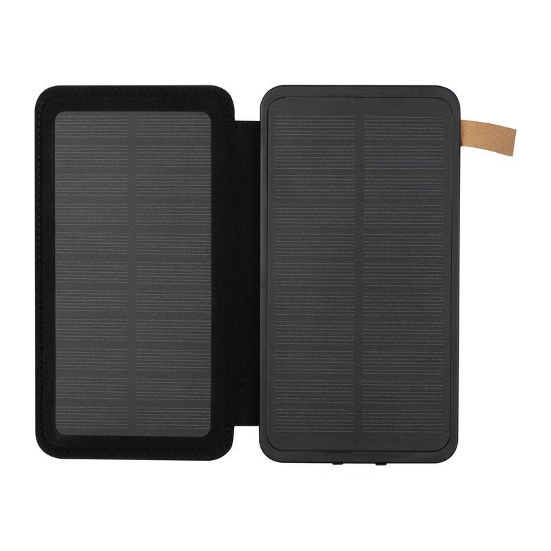 Powerbank solar de 8000mAh Negru
