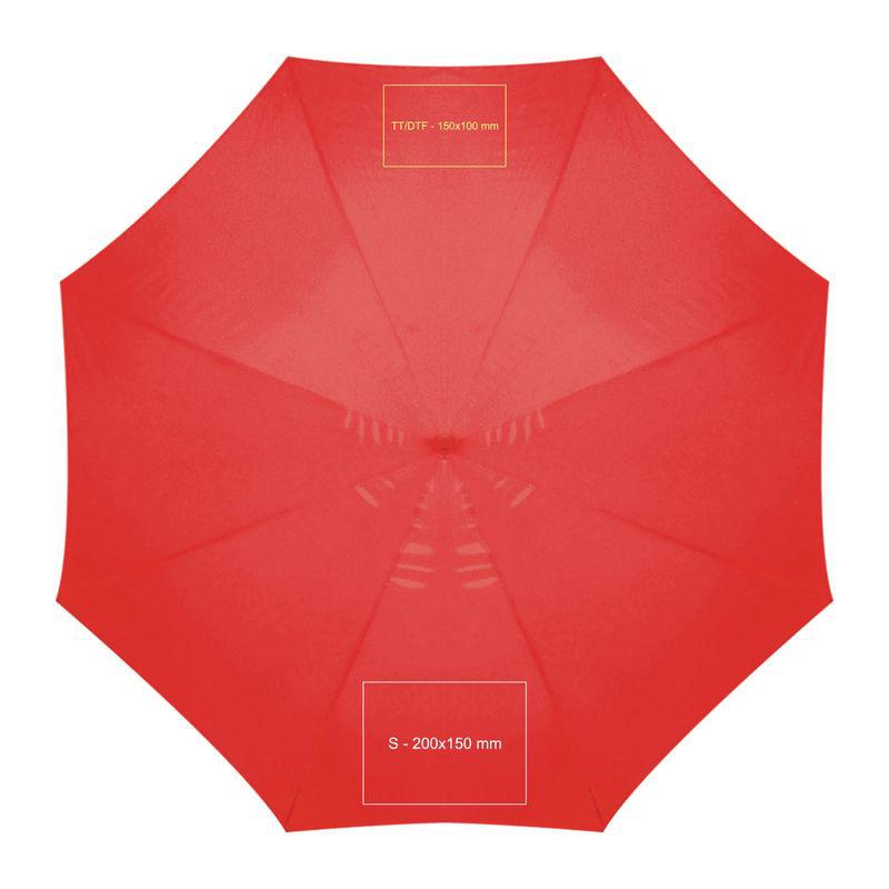 Umbrelă automată Roșu