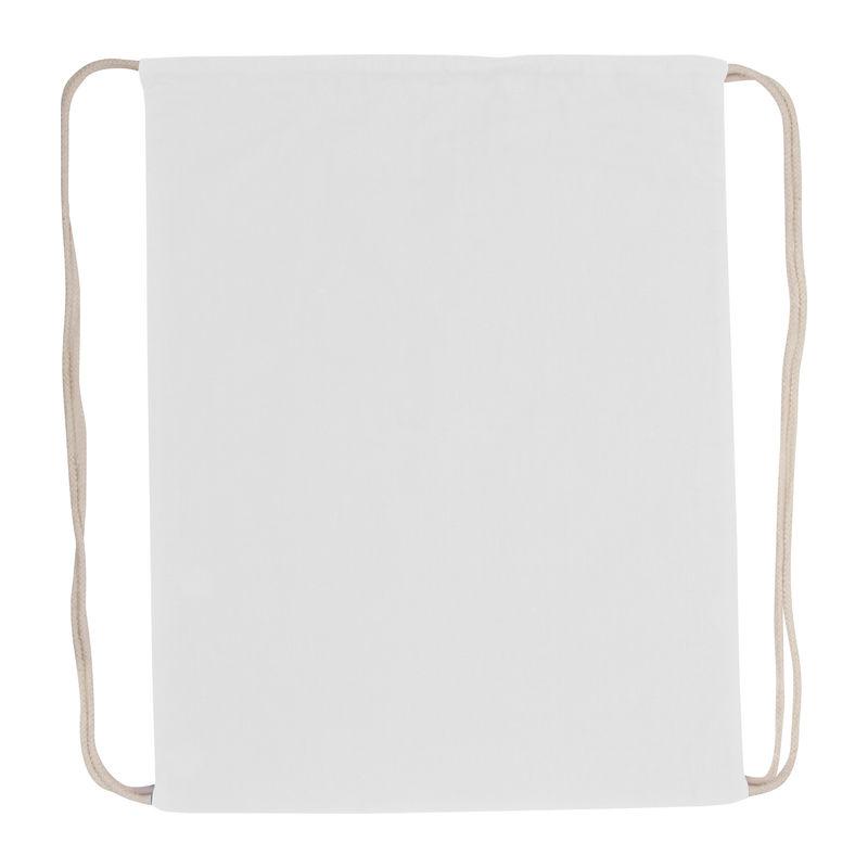 Rucsac sport din bumbac Alb