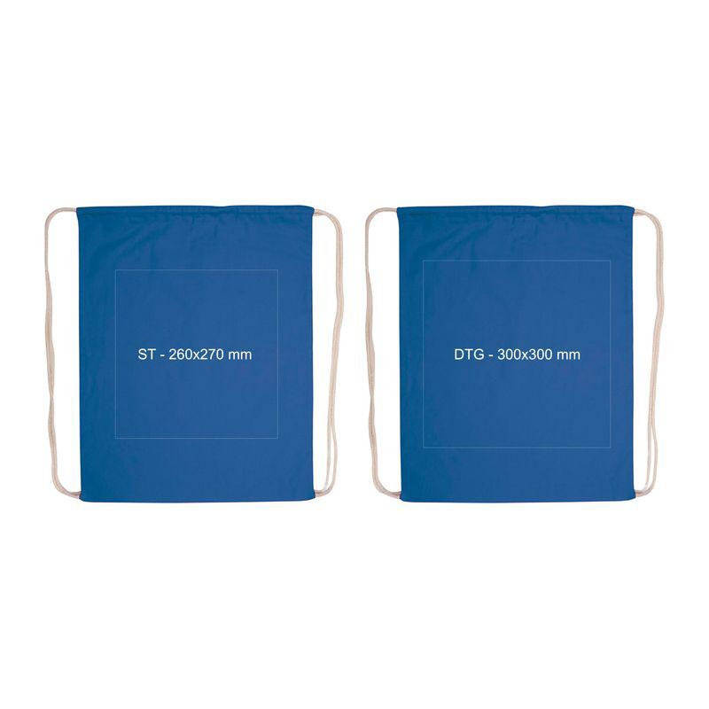 Rucsac sport din bumbac Albastru