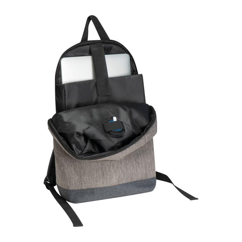 Rucsac cu lumină LED integrat Gri-Argintiu