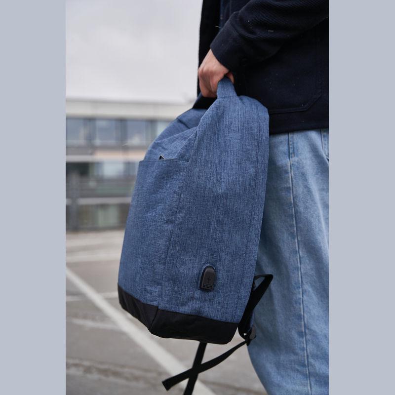 Rucsac laptop din poliester Albastru