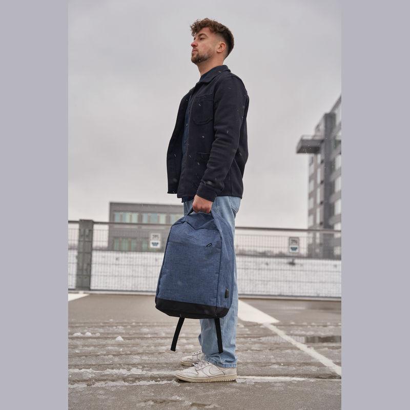 Rucsac laptop din poliester Albastru