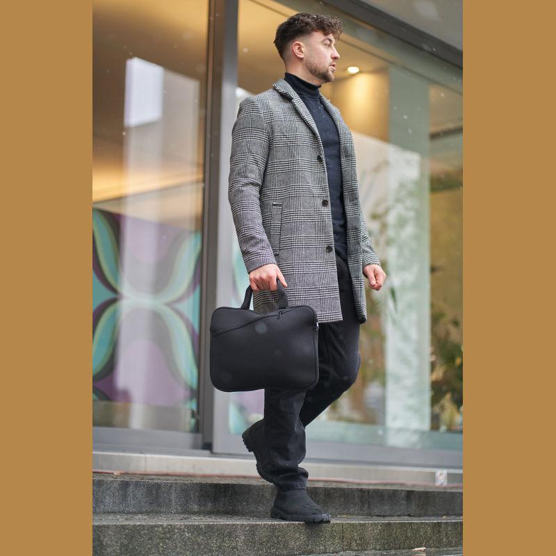 Geantă laptop din neopren Negru