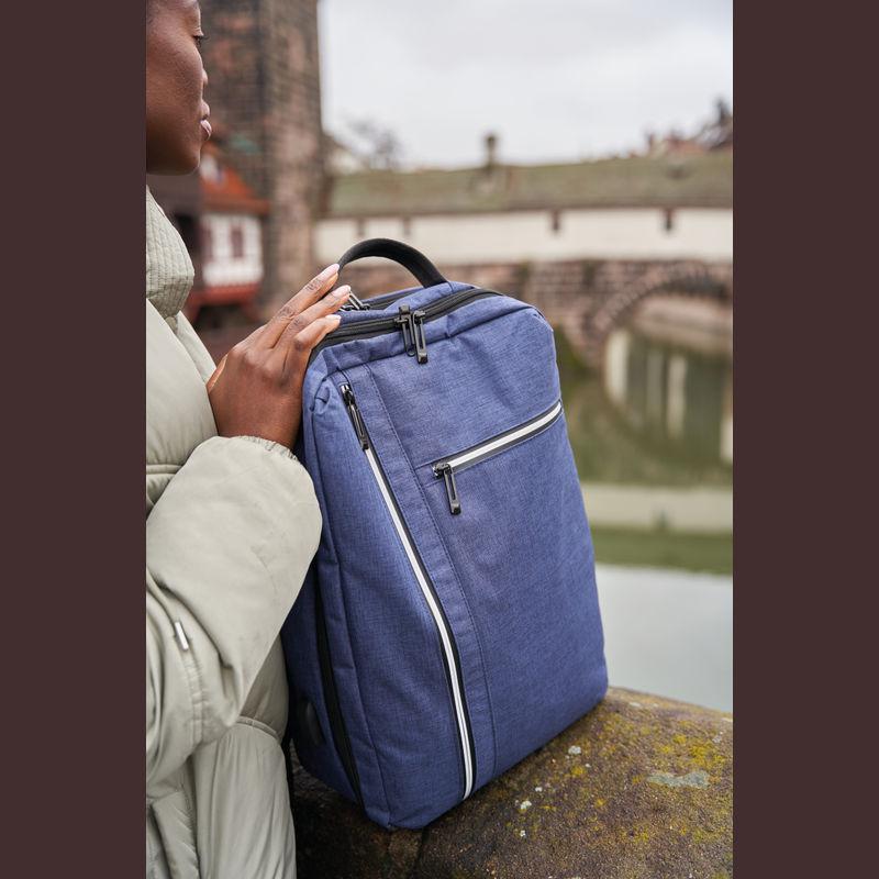 Rucsac din poliester impermeabil Albastru