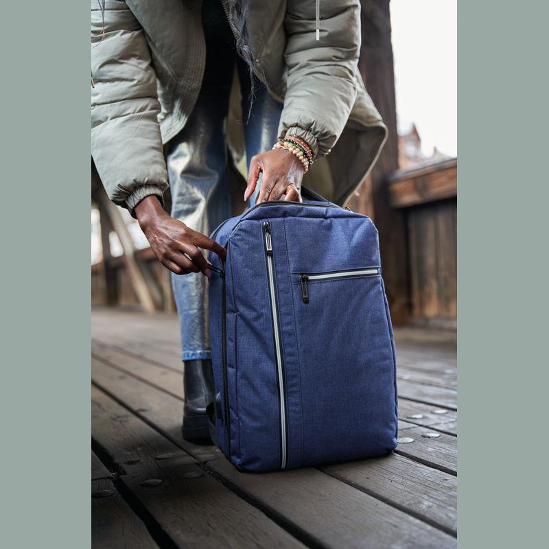 Rucsac din poliester impermeabil Albastru