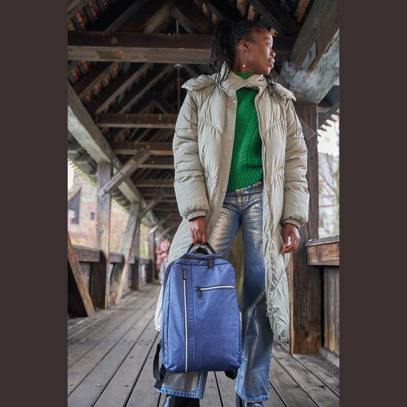 Rucsac din poliester impermeabil Albastru