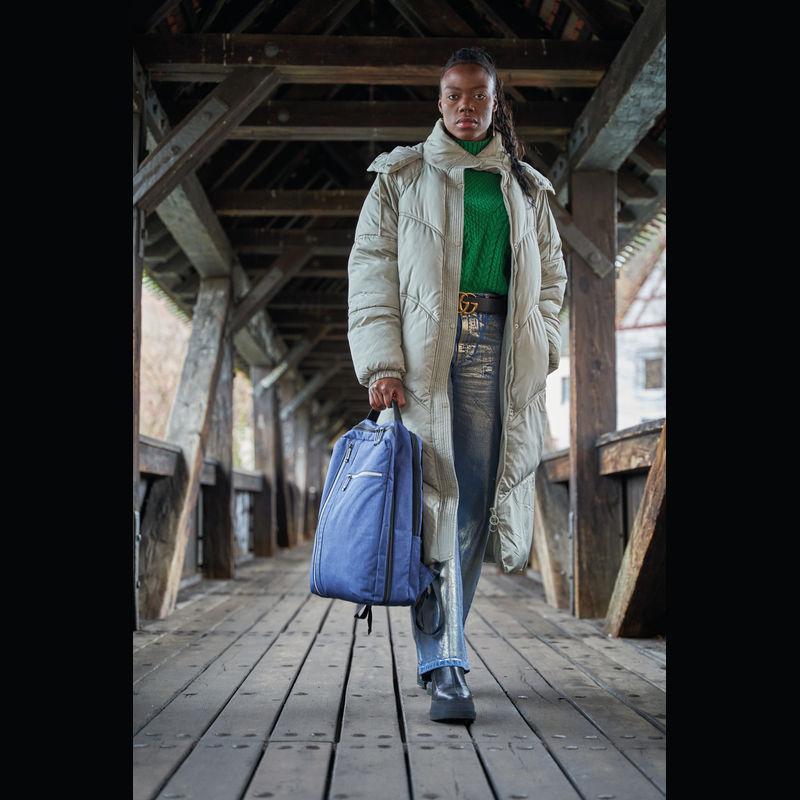 Rucsac din poliester impermeabil Albastru