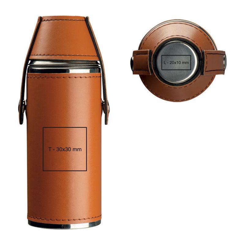 Flașcă cu 2 pahare Maro