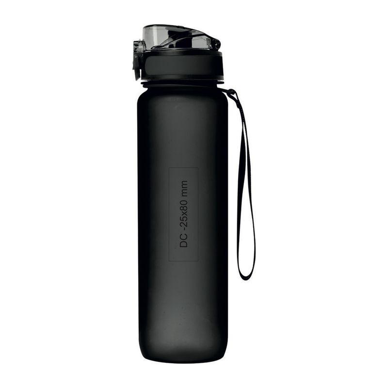 Sticlă sport din tritan Negru