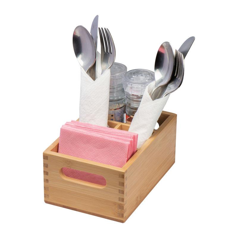 Suport mare organizator tacâmuri Beige