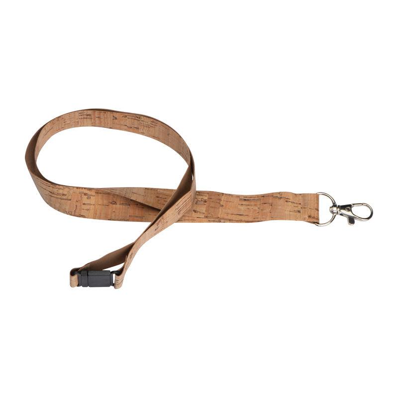 Lanyard din plută Beige