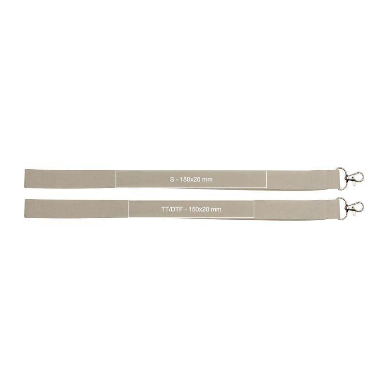 Lanyard din bumbac Beige