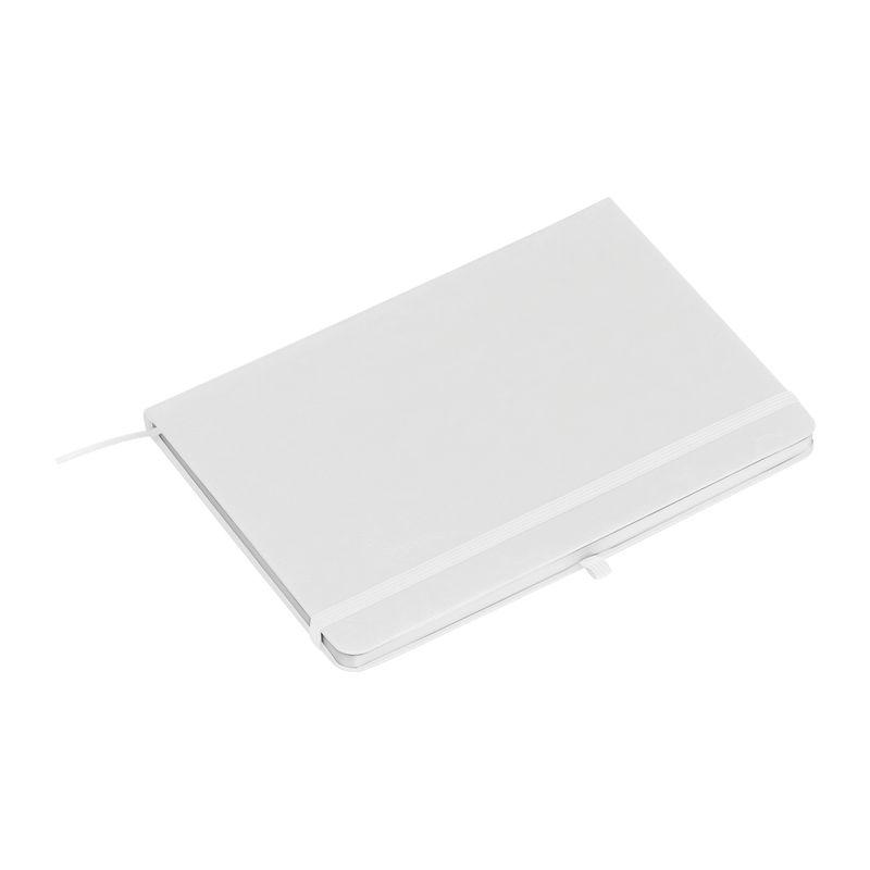 Caiet A6 cu coperți PU Alb