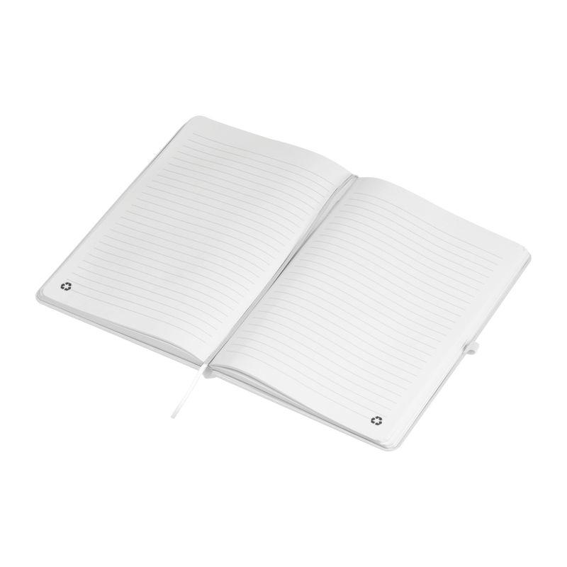 Caiet A6 cu coperți PU Alb