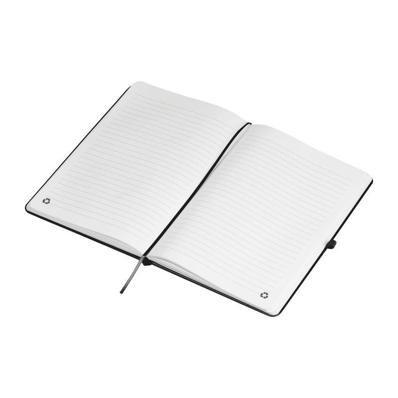 Caiet A6 cu coperți PU Negru