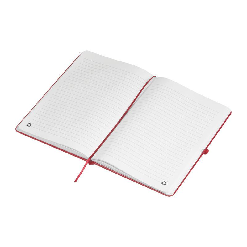 Caiet A6 cu coperți PU Roșu