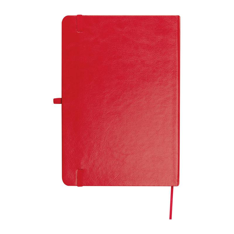 Caiet A6 cu coperți PU Roșu
