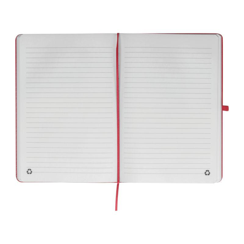 Caiet A6 cu coperți PU Roșu