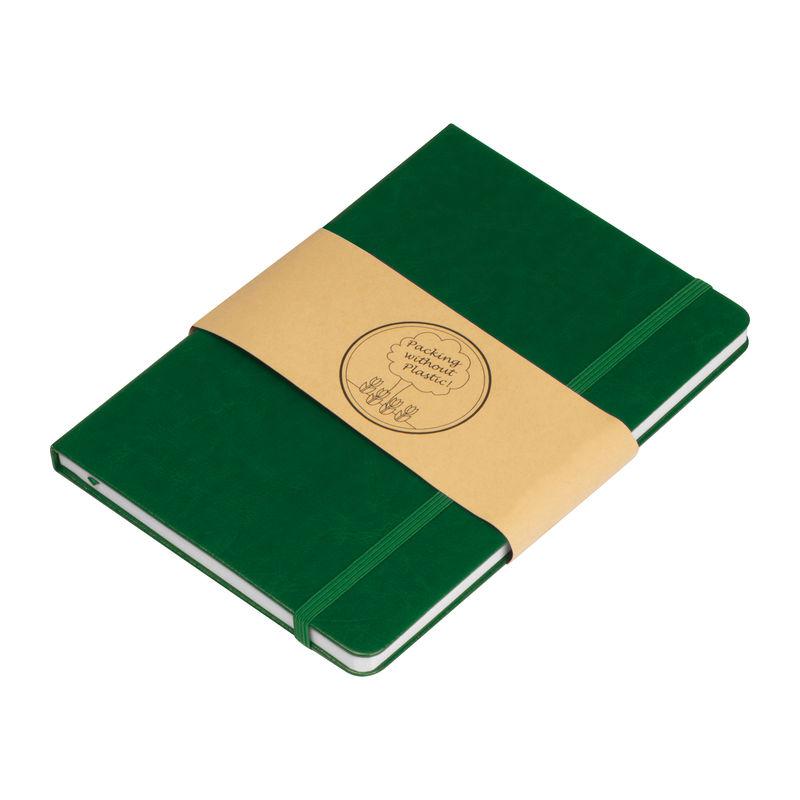 Caiet A6 cu coperți PU Verde Inchis