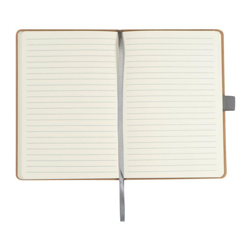 Caiet cu coperta din bambus Gri