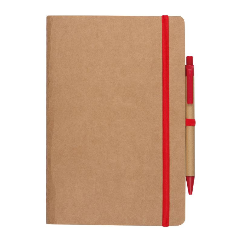 Caiet de notiţe cu pix Roșu