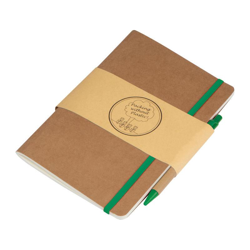 Caiet de notiţe cu pix Verde