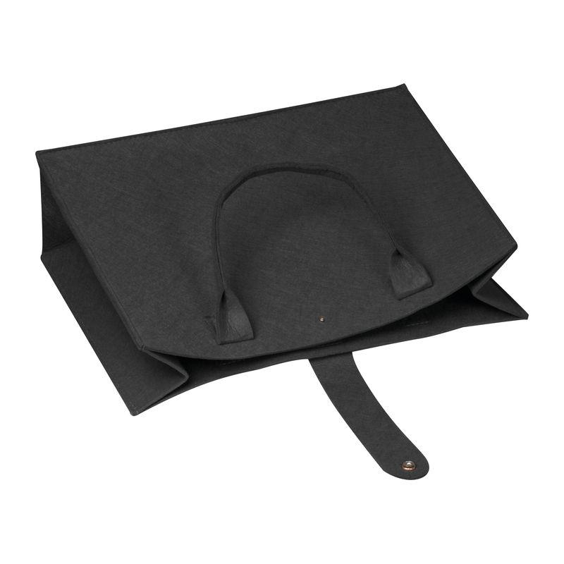 Sacoşă din pâslă RPET Negru