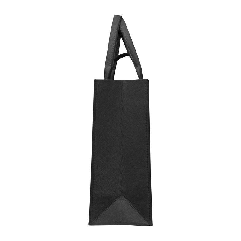 Sacoşă din pâslă RPET Negru