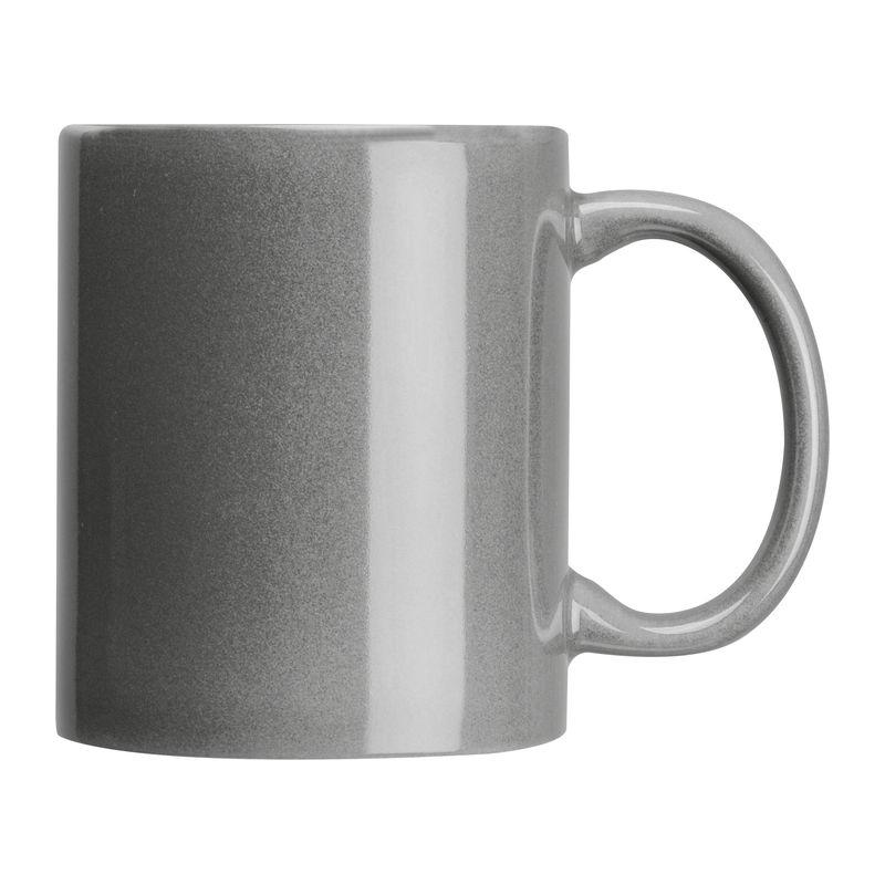 Cană ceramică lucioasă Gri