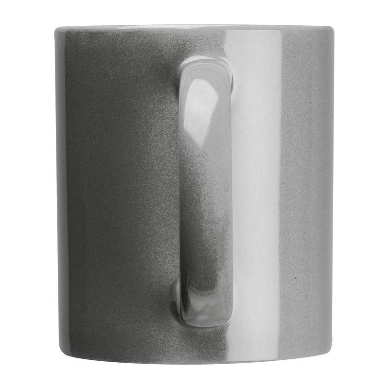 Cană ceramică lucioasă Gri