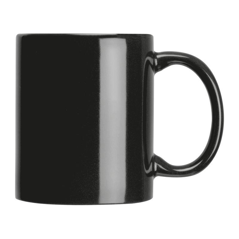 Cană ceramică lucioasă Negru
