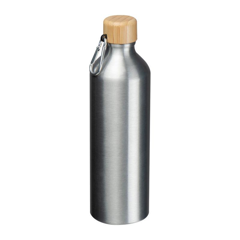Sticlă mare de băut din aluminiu reciclat Gri