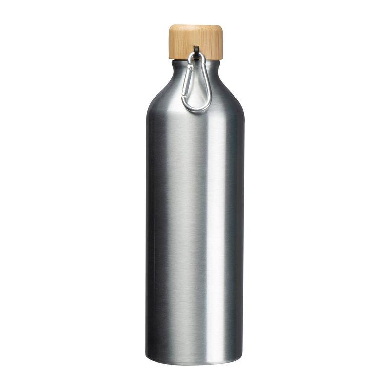 Sticlă mare de băut din aluminiu reciclat Gri