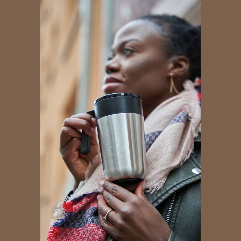 Cană din oțel inoxidabil Gri