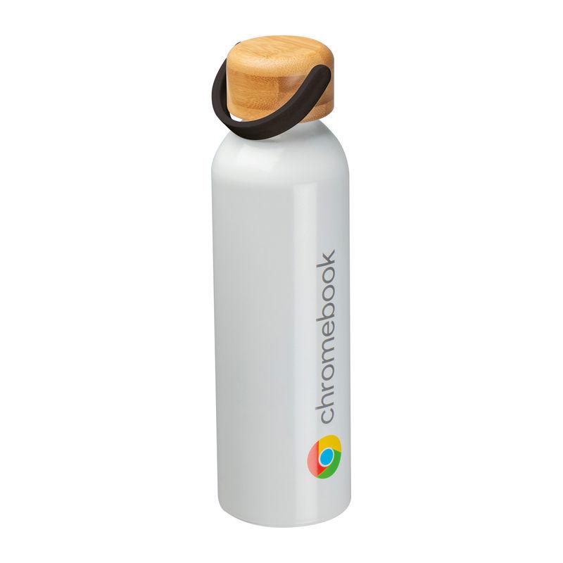 Sticlă de băut din aluminiu reciclat Alb