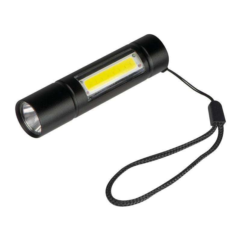 Lanternă reîncărcabilă Negru