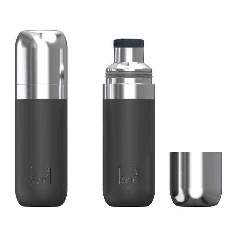 Sticlă cu vid și perete dublu 750 ml Schwarzwolf Negru
