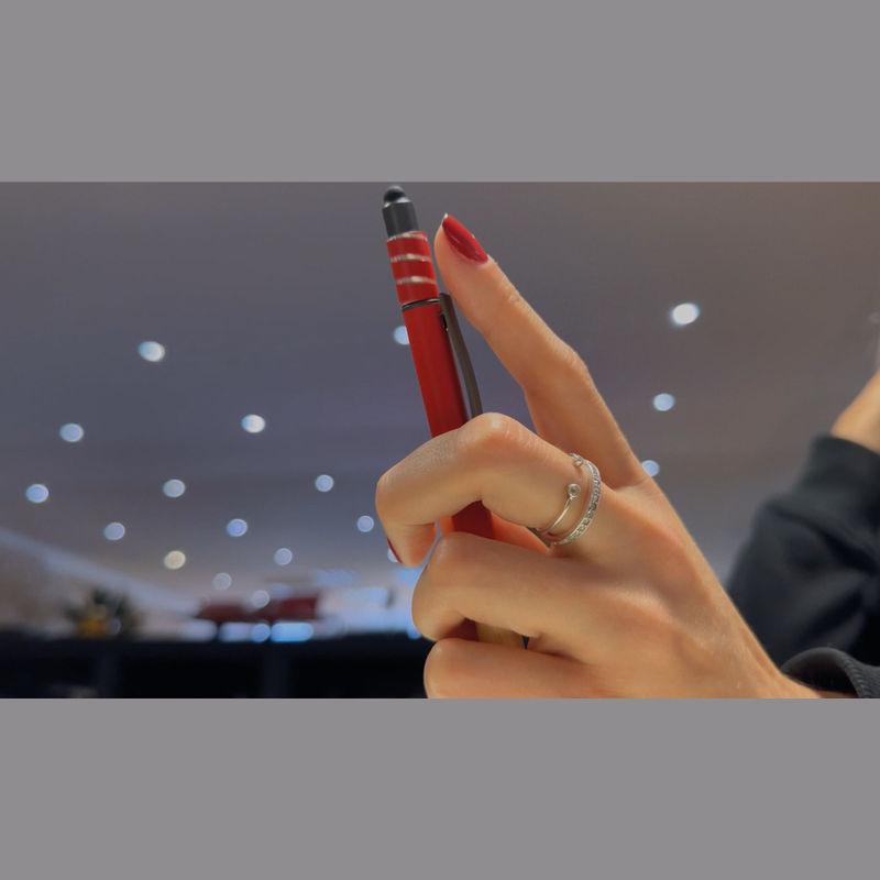 Pix antistres din aluminiu Roșu