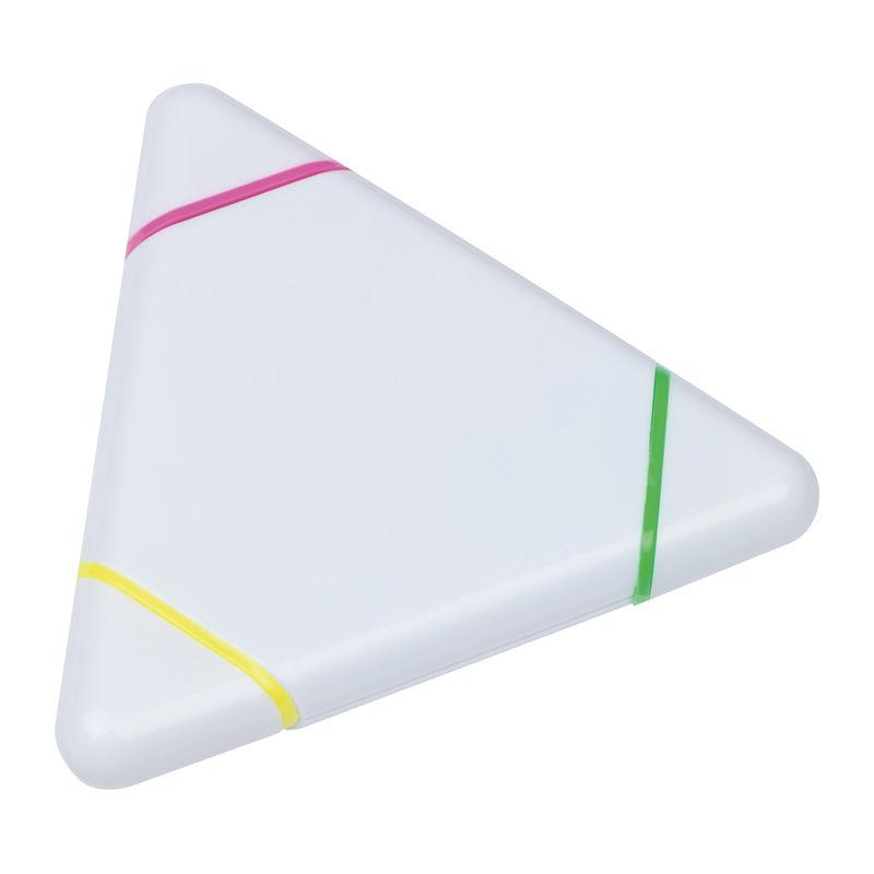 Marker în formă triunghiulară Alb