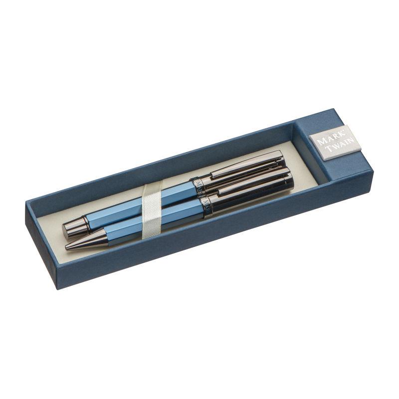 Set de scris Mark Twain Albastru închis